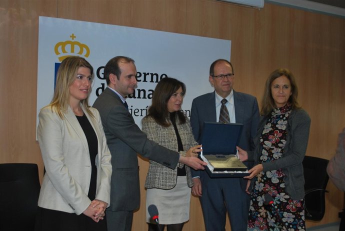 Momento de la entrega del Premio Best in Class