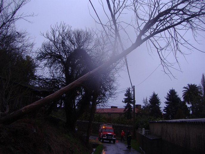 Foto Temporal De Lluvia Y Viento Concello De CAMBRE