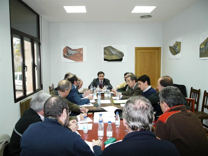 Comisión seguimiento de la CHE sobre  Santolea