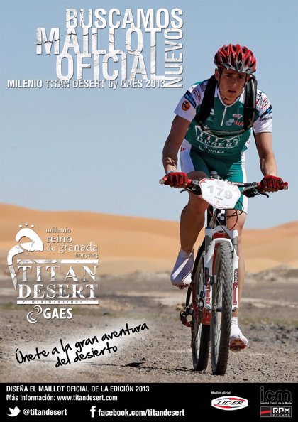 La Milenio Titan Desert By Gaes Busca Nuevo Diseno Del Maillot Oficial Para 2013