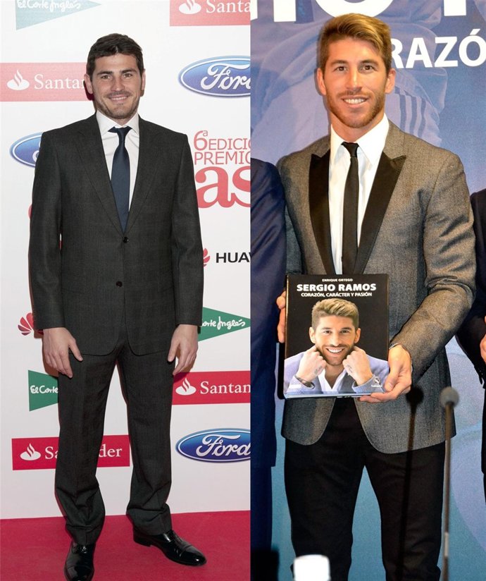 Montaje Iker Casillas y Sergio Ramos