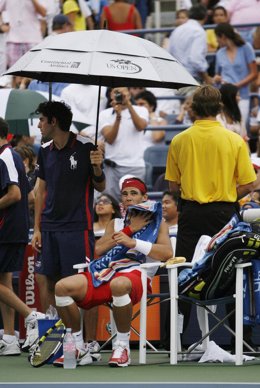 Suspendida por la lluvia la semifinal entre Nadal y Murray, que gana por dos set