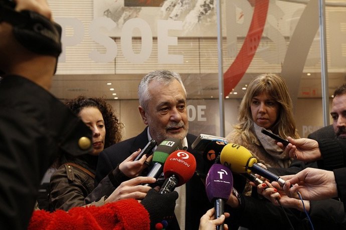 Griñán este sábado en Madrid