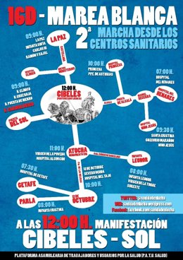 Manifestación marea blanca domingo 16 diciembre