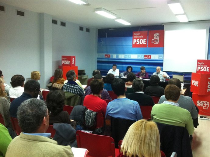 Acto del PSRM con Fernando Pintado