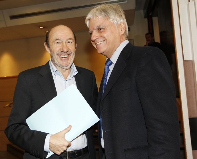 José Miguel Pérez y Alfredo Pérez Rubalcaba