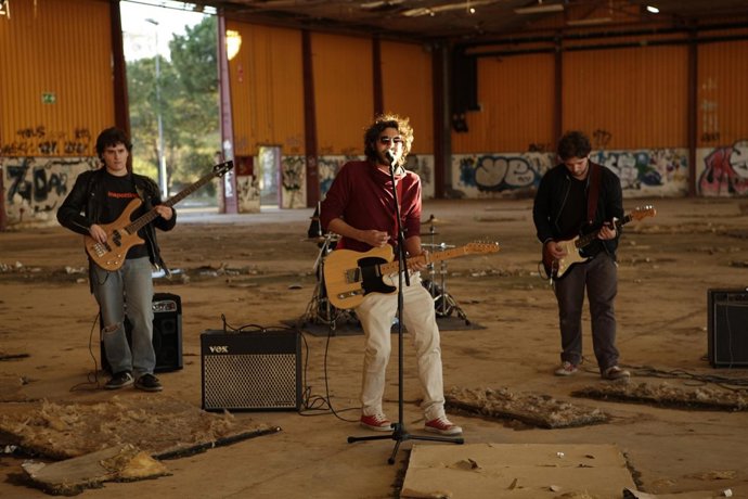 Grabación del disco 'Cal y Arena' de Guille Dinnmbier