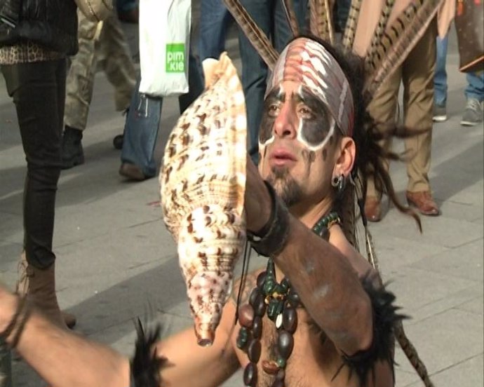 Un representante maya en Madrid