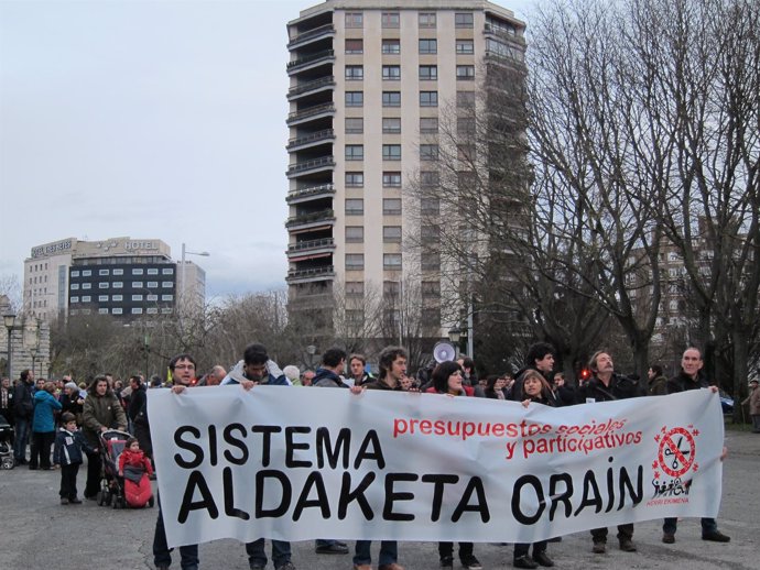 Manifestación de Herri Ekimena.