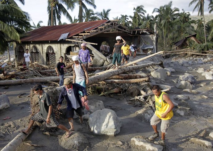 Daños causados en Filipinas por el tifón 'Pablo'