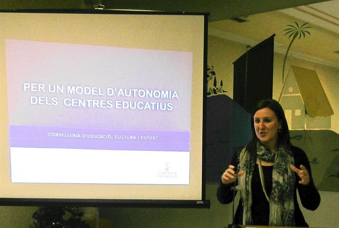 La consellera de Educación, María José Català