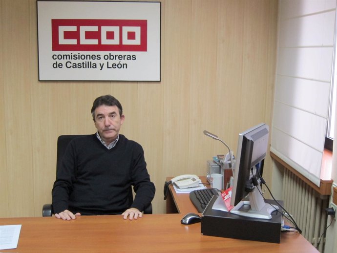 El secretario general de CC.OO. En CyL, Ángel Hernández 