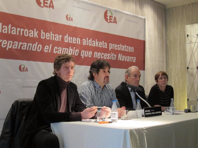 Jornada de trabajo de EA en Pamplona.