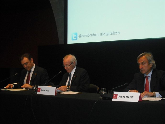 Miquel Valls, Carles Flamerich y Josep Morell