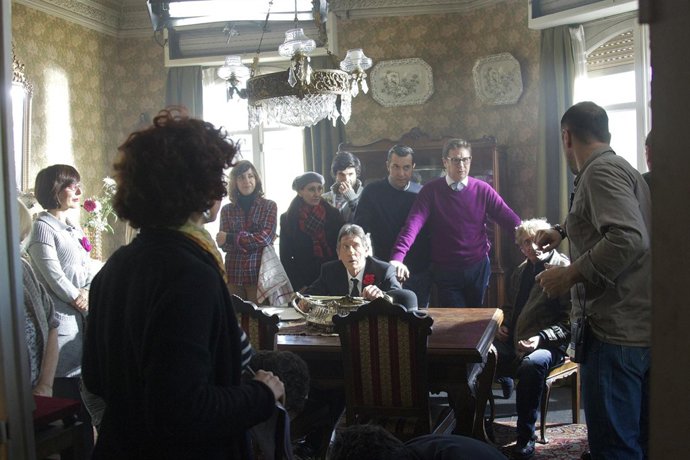 Rodaje Spot Campofrio. Diciembre 2012. Iciar Bollain dirige a Los Morancos, Sant