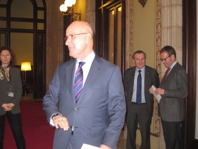 Josep Antoni Duran, en el Parlament