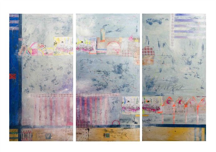 El jardín onírico de Marta Gómez-Lechón en la sala de exposiciones del Palau