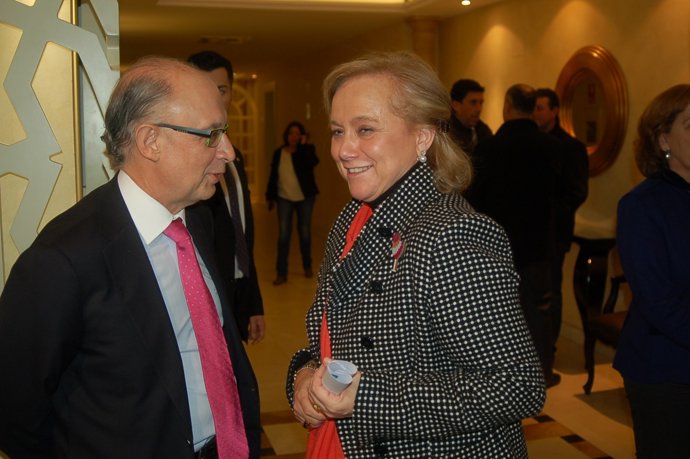Cristobal Montoro y Mercedes Fernández