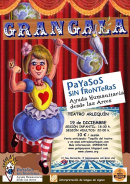 Cartel de la gala.