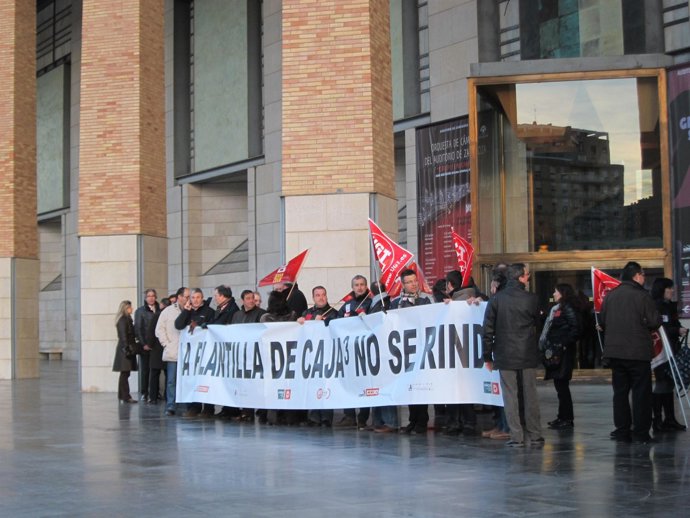 Concentración de los trabajadores de Caja3.