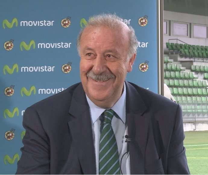 Del Bosque en una entrevista a Movistar