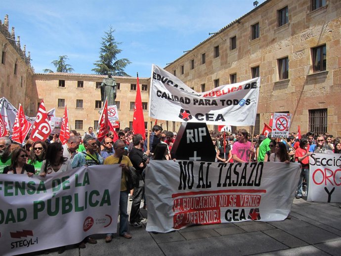 Concentración en Salamanca durante el presente año.
