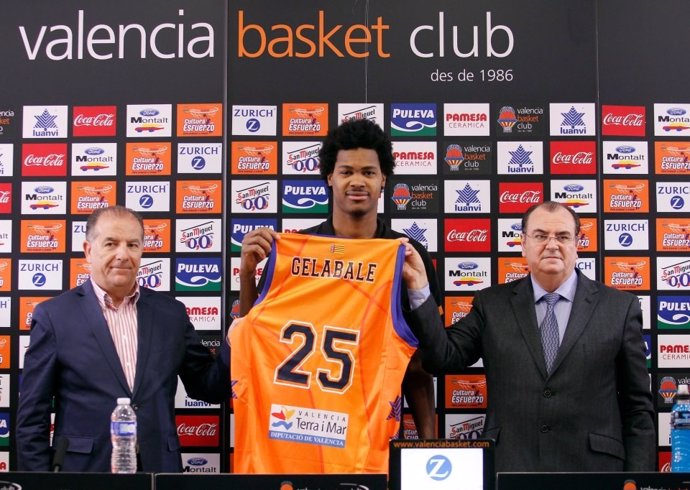 Mickaël Gelabale presentación Valencia Basket