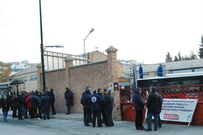 Protestas de trabajadores de Rober