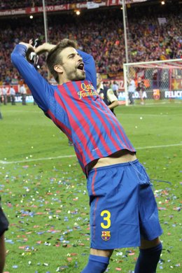 Pique Celebracion Barcelona Copa Del Rey
