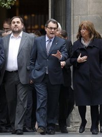Mas y Junqueras escenificarán el acuerdo este miércoles en el Parlament