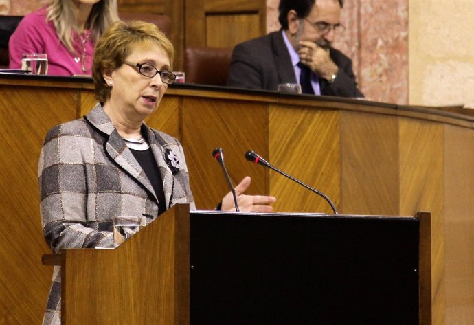 Carmen Martínez Aguayo interviene en el Pleno del Parlamento