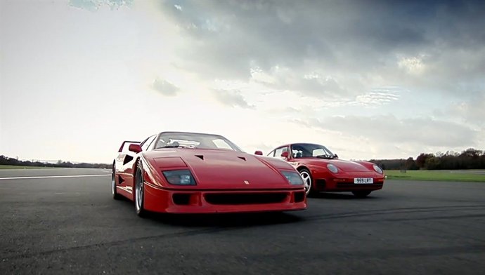 Ferrari F40 y Porsche 959
