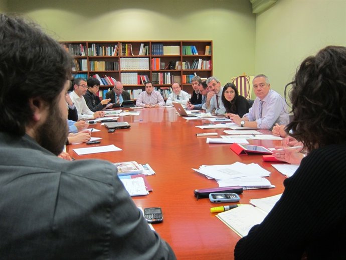 Reunión del grupo parlamentario del PSC