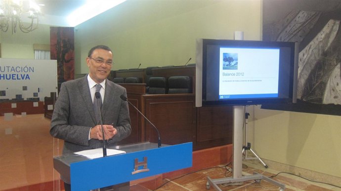 El presidente de la Diputación de Huelva, Ignacio Caraballo.