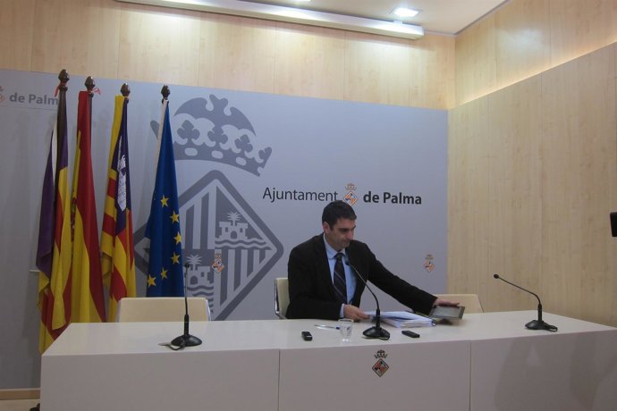 El portavoz del Ayuntamiento de Palma, Julio Martínez
