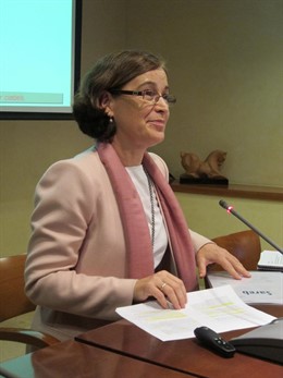 La presidente de la Sareb, Belén Romana