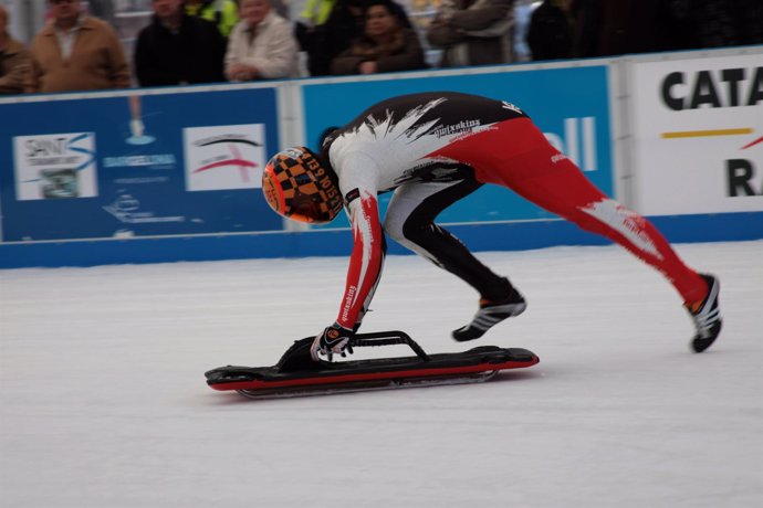 El piloto de skeleton Ander Mirambell