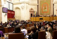 PSOE-A e IULV-CA no aceptan ninguna enmienda de PP-A en la primera jornada del debate final del Presupuesto de 2013