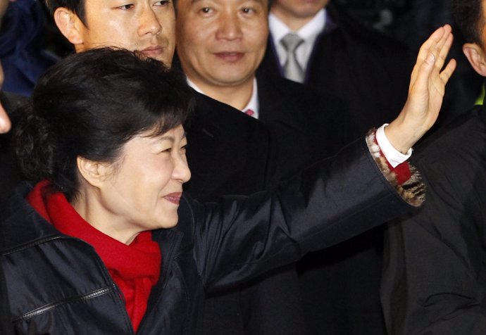 SLa candidata conservadora a las elecciones surcoreanas, Park Geun Hye