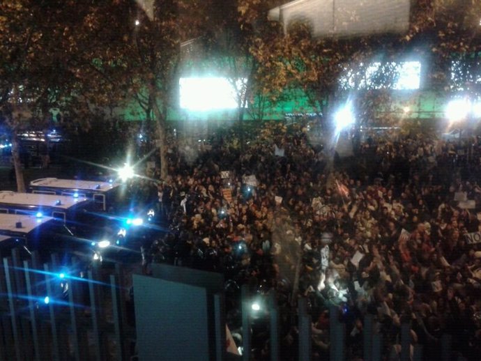 Manifestación en la Asamblea