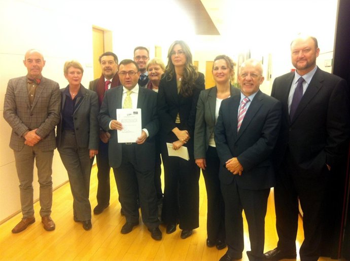 Diputados y senadores andaluces del PSOE, en Madrid