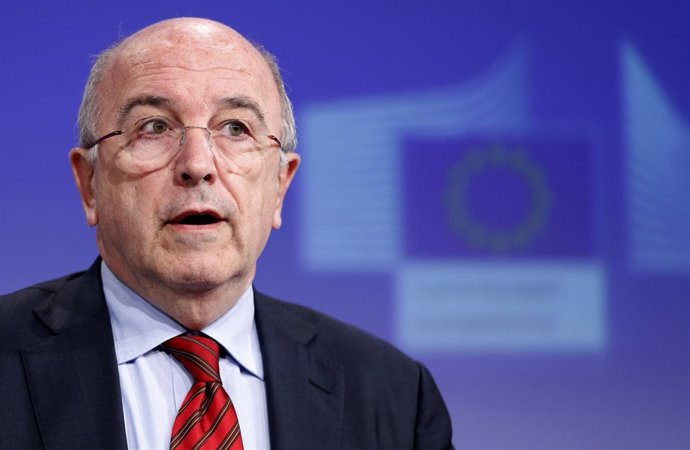 El vicepresidente de la Comisión y responsable de Competencia, Joaquín Almunia