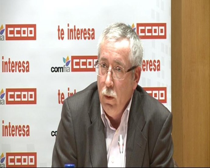 El secretario general de CC.OO., Ignacio Fernández Toxo