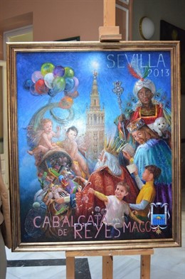 Cartel de la Cabalgata de Reyes 2013 del Ateneo de Sevilla