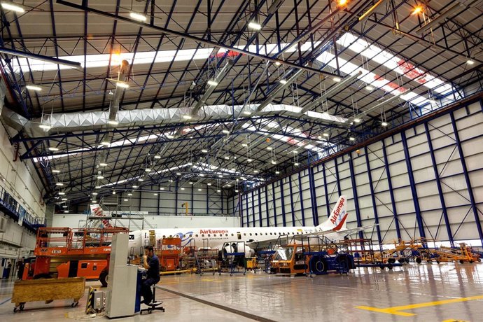 Hangar de Air Europa en Palma