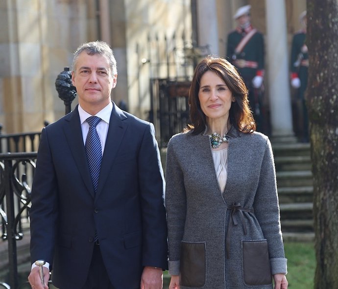 Bakartxo Tejería con el lehendakari, Iñigo Urkullu