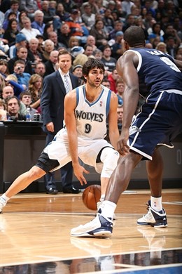 Ricky Rubio Serge Ibaka Minnesota Timberwolves Thurder Oklahoma
