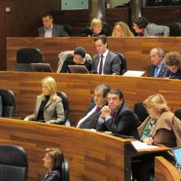 Francisco Álvarez-Cascos y su frupo parlamentario