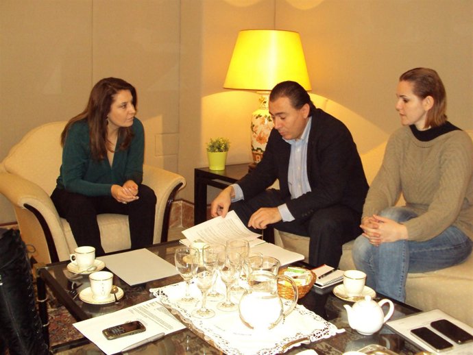 Carmen Crespo, Agustín Gutiérrez, Montserrat Moyano.