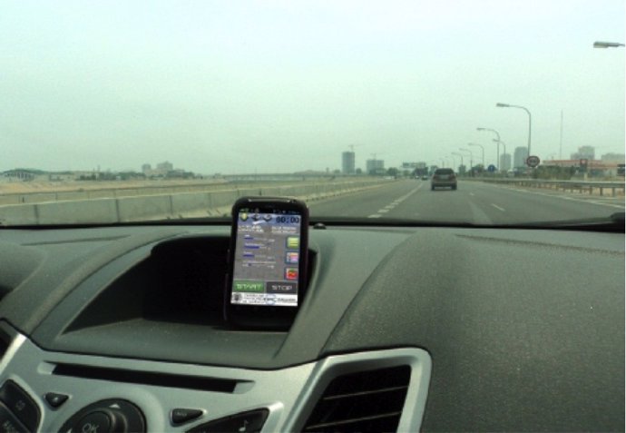 Una nueva aplicación para móvil que evalúa la forma de conducir